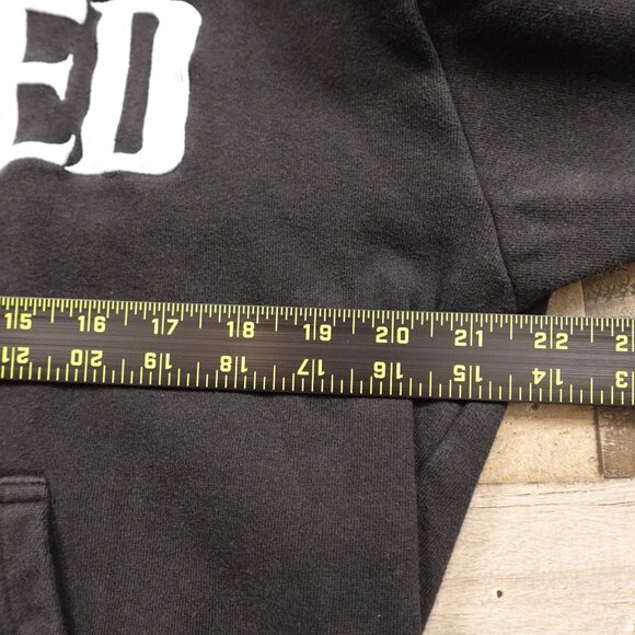 Wicked Hoodie Zip-Up Women’s Medium Black Green Graphics Casual Streetwear - Picture 6 of 10